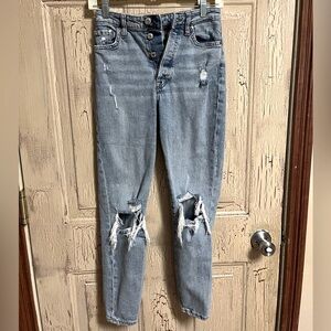 H&M Button Fly Mom Jeans